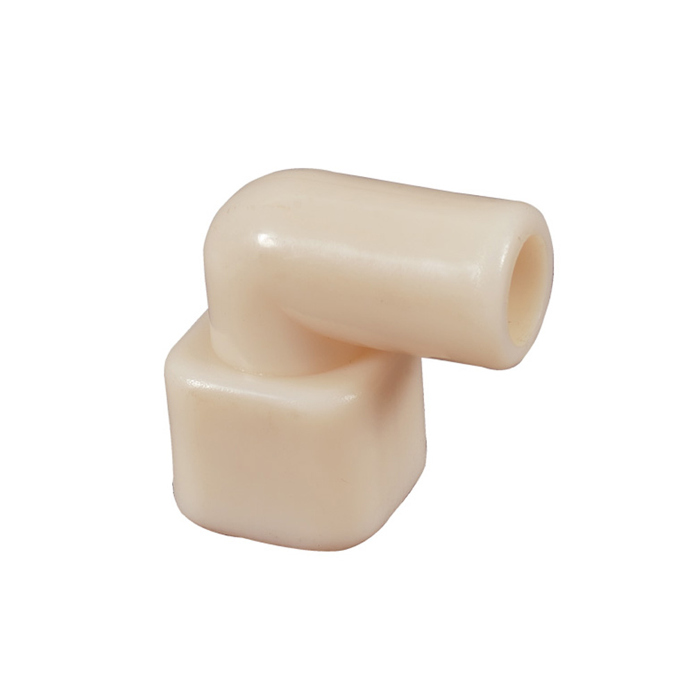 Square -to-round (elbow) joint